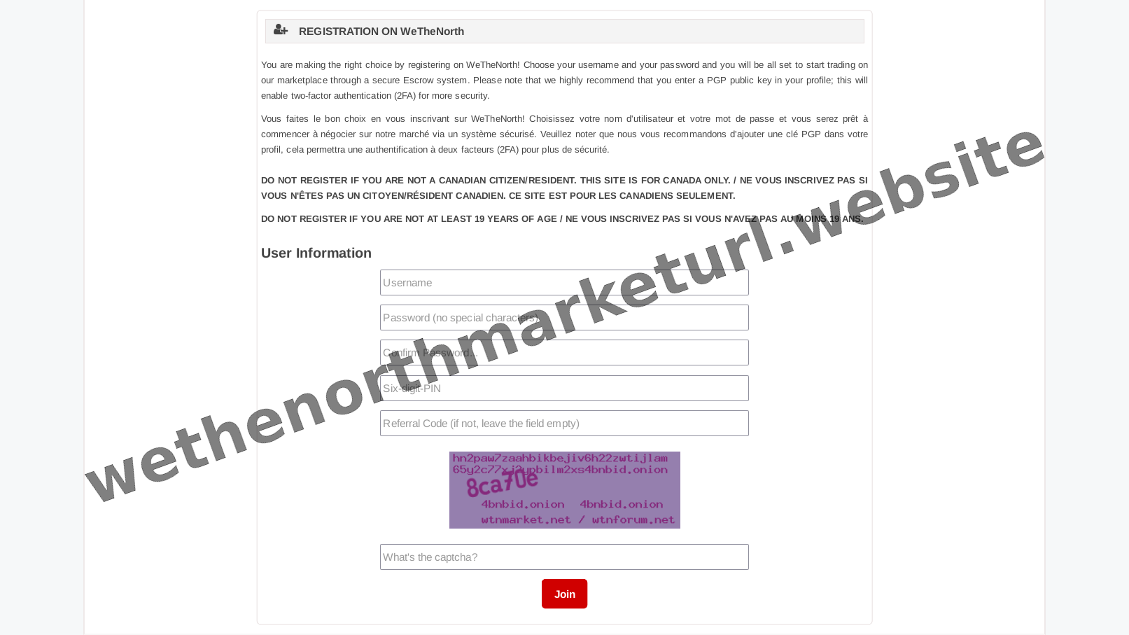 Account Registration Page